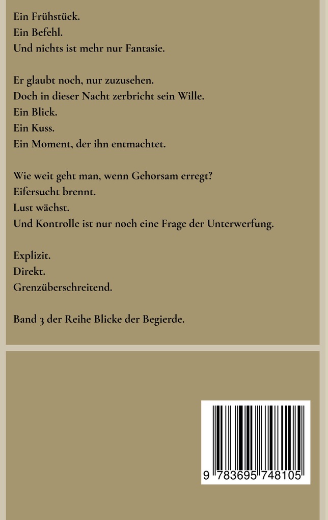 Weitere Ansicht: Blicke der Begierde 3 | Rafael S. Blyckwood