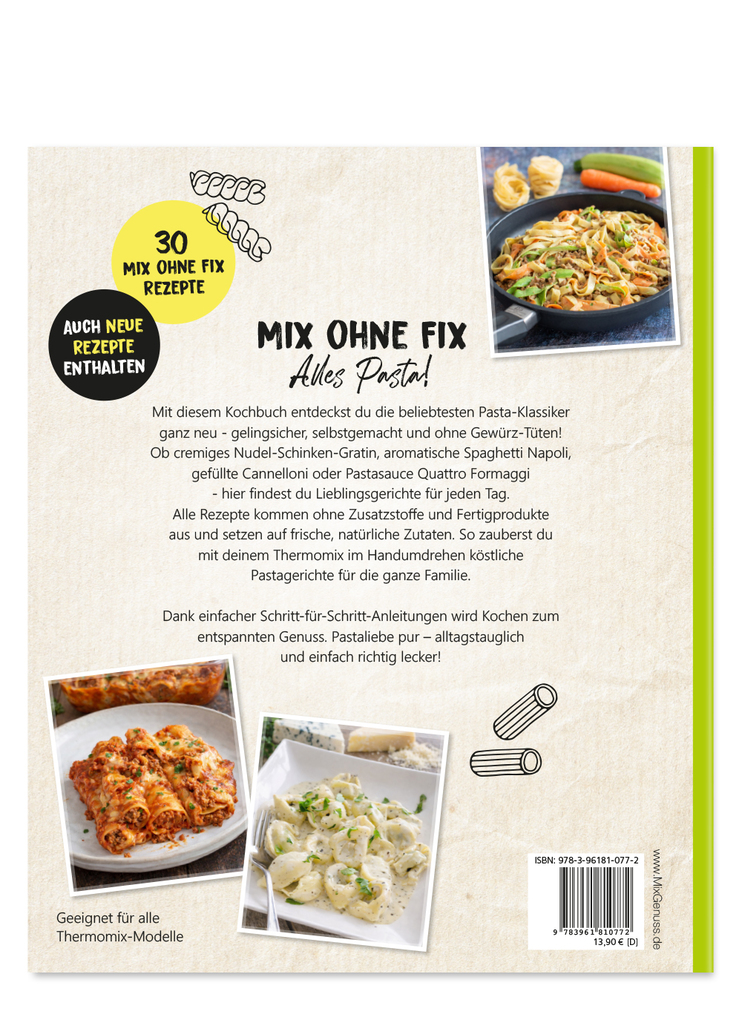 Weitere Ansicht: Mix ohne Fix! Pastarezepte | Corinna Wild