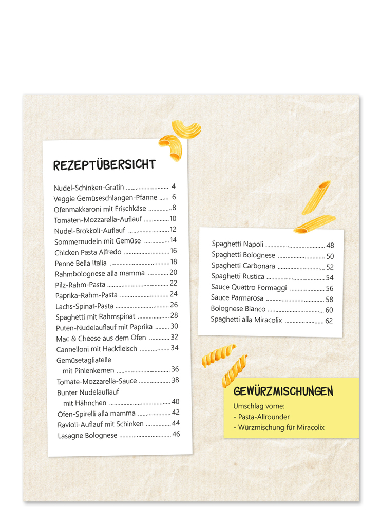 Weitere Ansicht: Mix ohne Fix! Pastarezepte | Corinna Wild