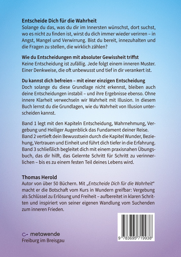 Weitere Ansicht: Entscheide Dich für die Wahrheit | Thomas Herold