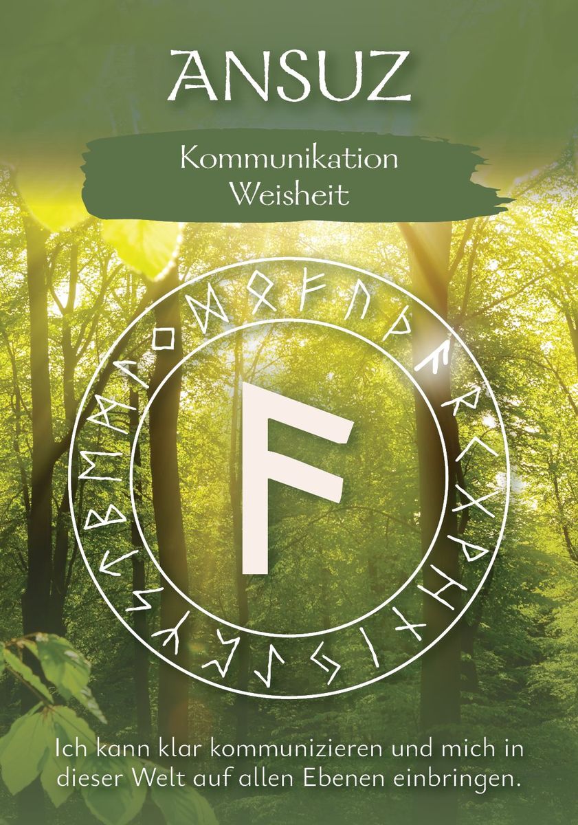Weitere Ansicht: Runenorakel - Im Einklang mit den Elementen | Antara Reimann