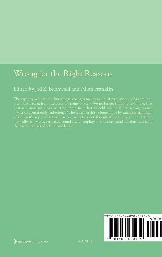 Weitere Ansicht: Wrong for the Right Reasons