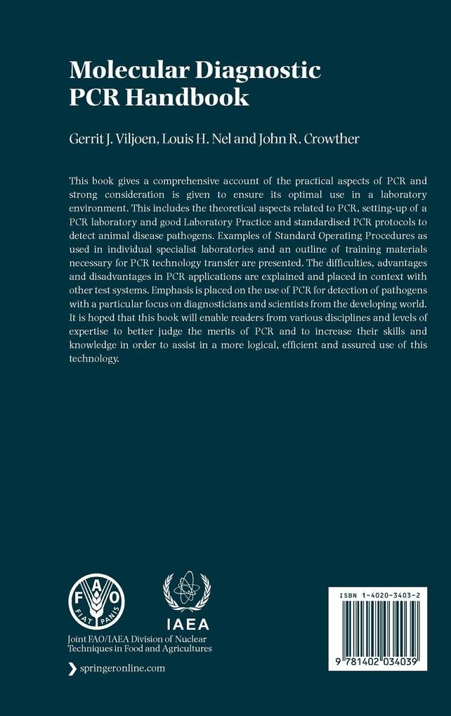 Weitere Ansicht: Molecular Diagnostic PCR Handbook