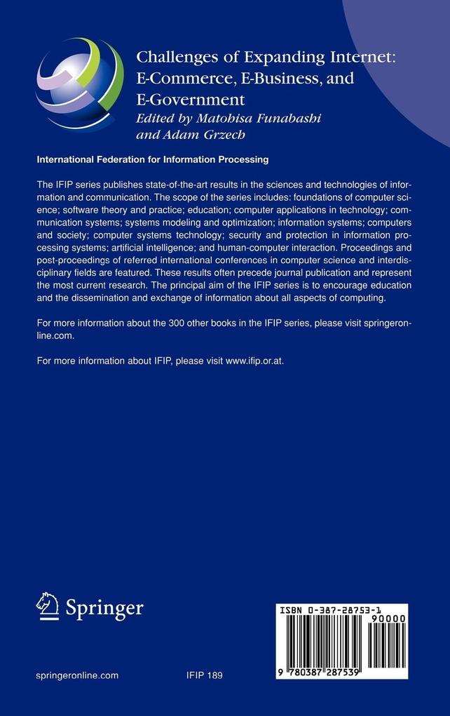 Weitere Ansicht: Challenges of Expanding Internet