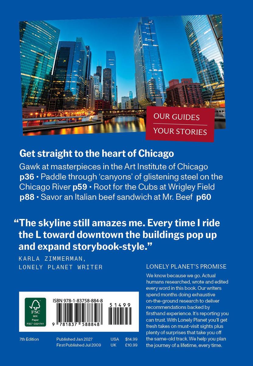 Weitere Ansicht: Lonely Planet Pocket Chicago | Karla Zimmerman, Lonely Planet