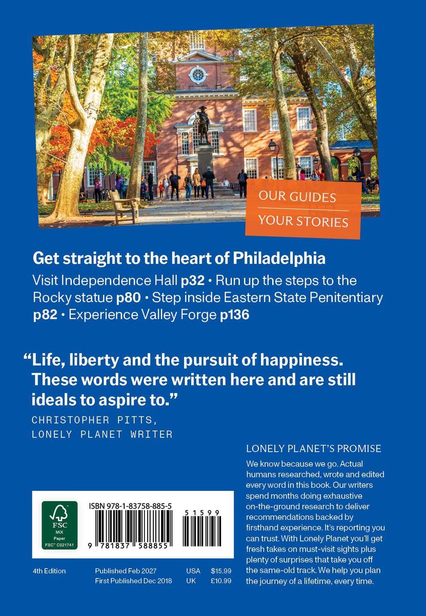 Weitere Ansicht: Lonely Planet Pocket Philadelphia | Lonely Planet