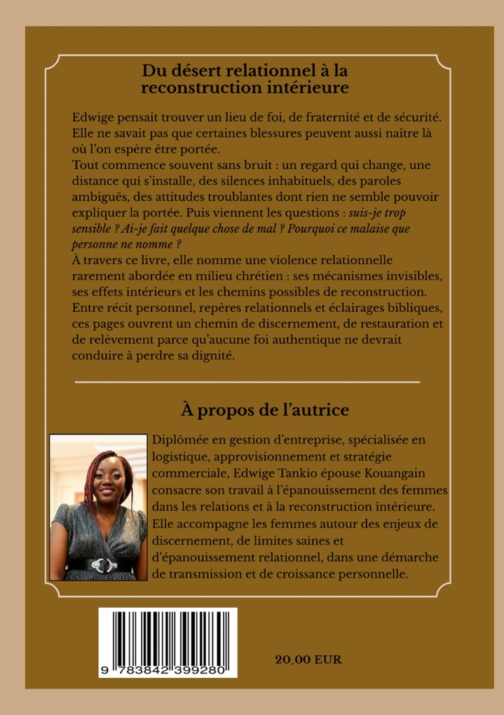 Weitere Ansicht: Du Désert Relationnel À La Reconstruction Intérieure | Edwige Kouangain
