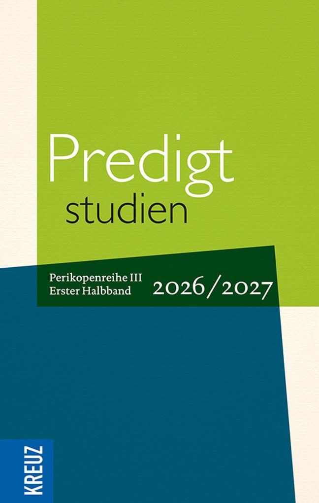Produktbild: Predigtstudien 2026/2027 - 1. Halbband