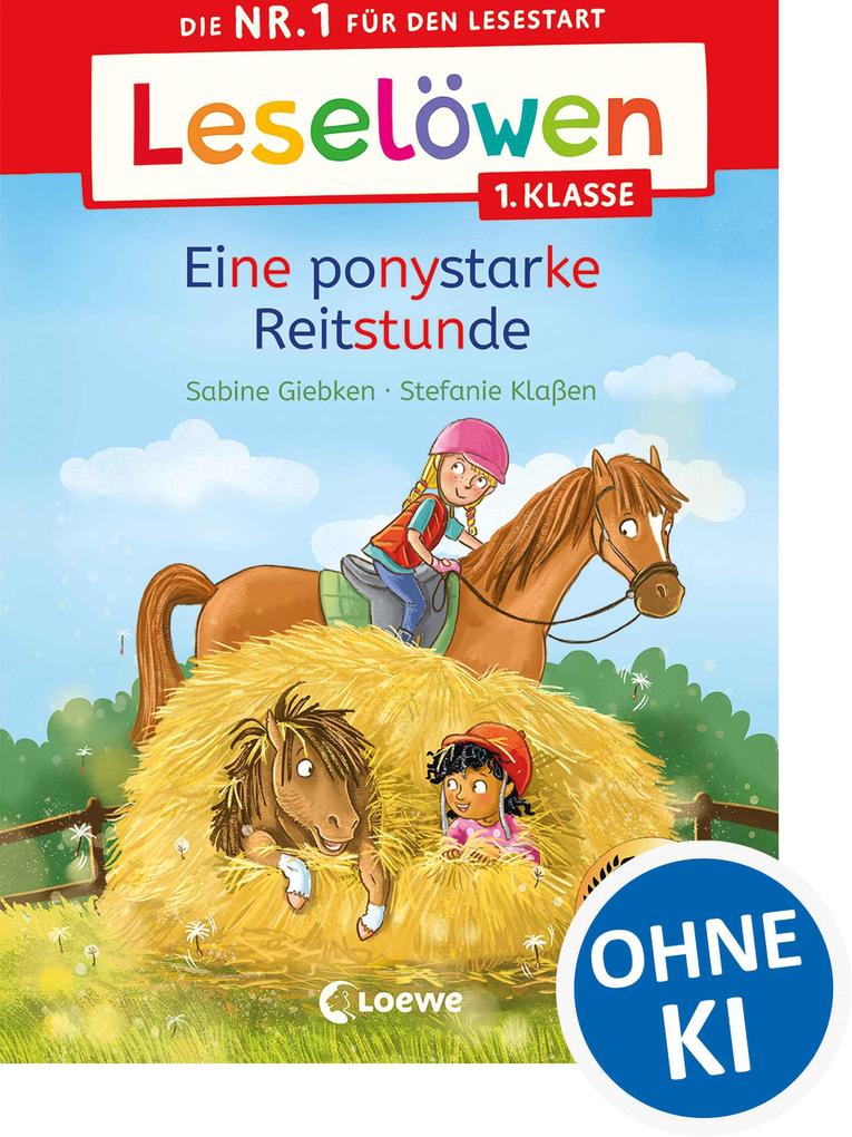 Produktbild: Leselöwen 1. Klasse - Eine ponystarke Reitstunde | Sabine Giebken