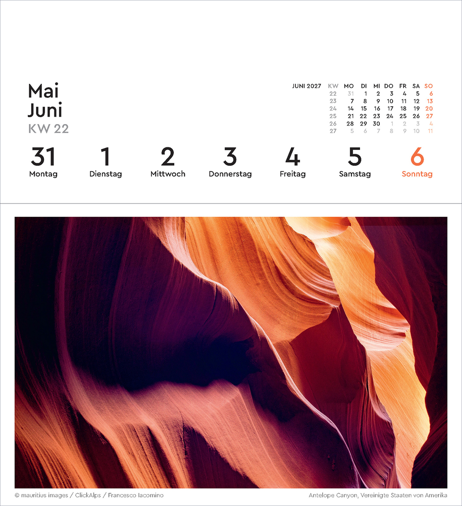 Weitere Ansicht: Farben der Erde - KUNTH Postkartenkalender 2027