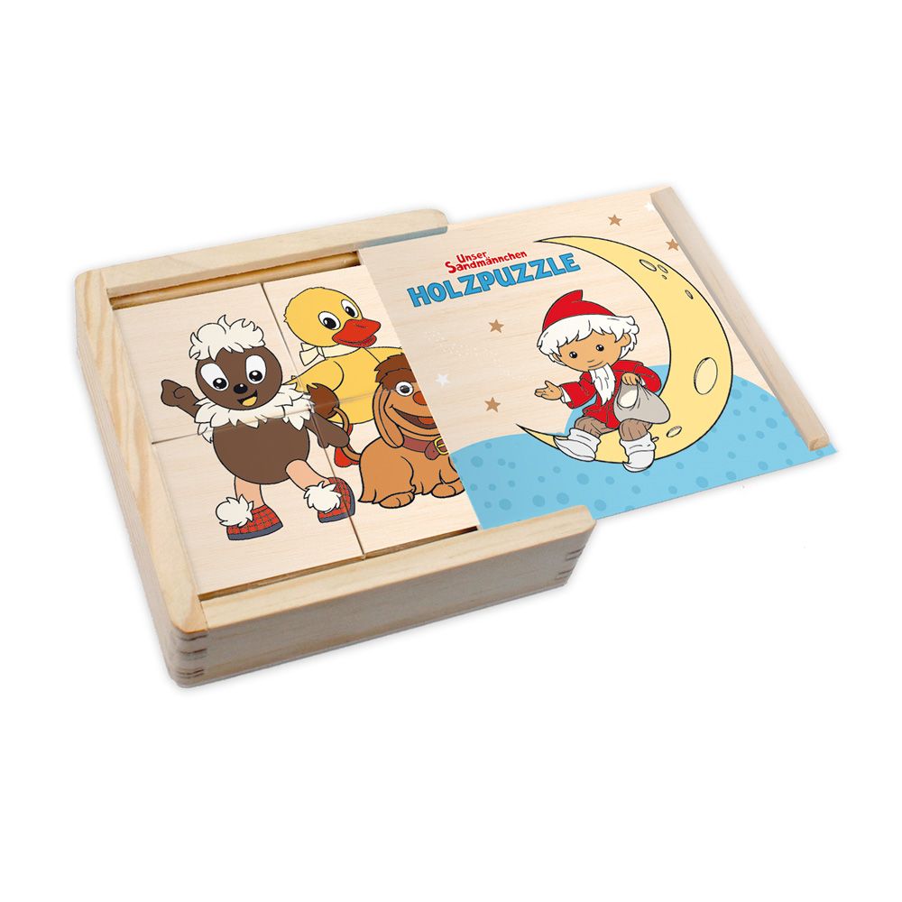 Weitere Ansicht: TRÖTSCH - Unser Sandmännchen Holzpuzzle 4x4 Teile