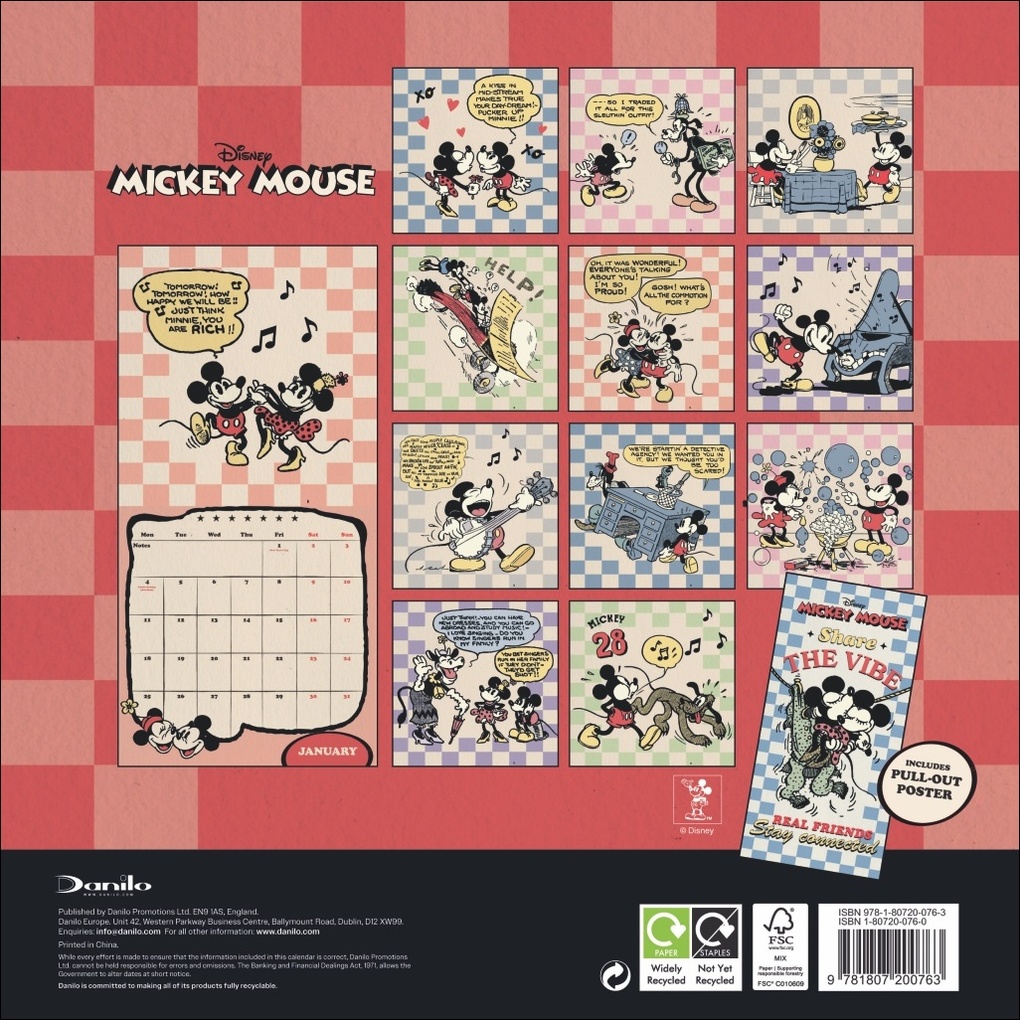 Weitere Ansicht: Mickey Classic Broschurkalender 2027
