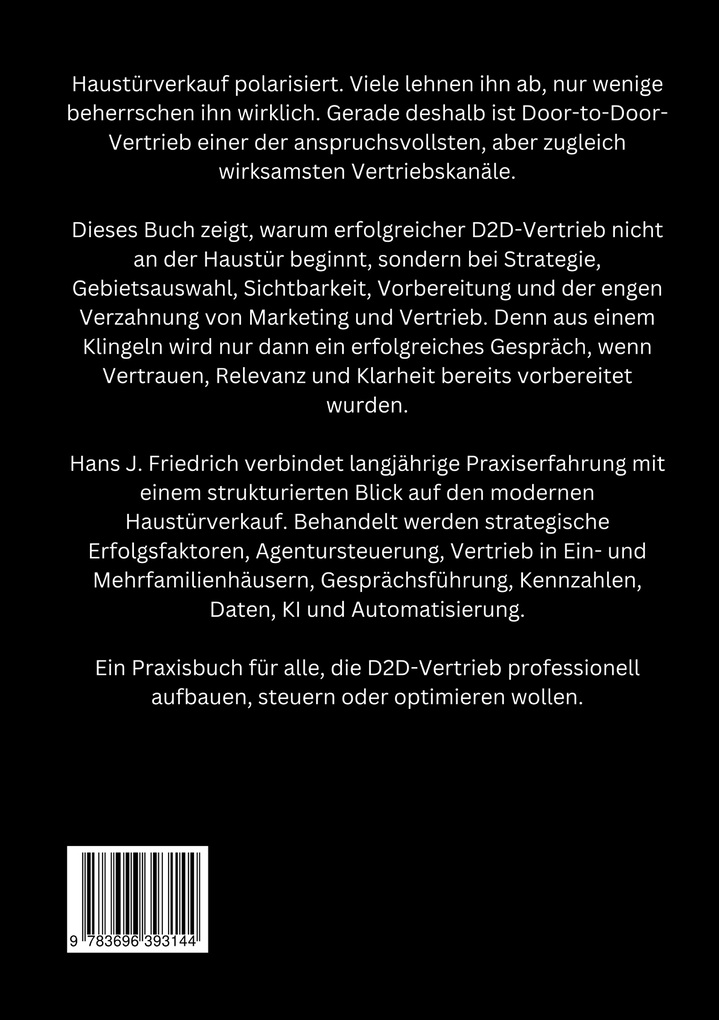Weitere Ansicht: Erfolg im Haustürverkauf | Hans Jürgen Friedrich