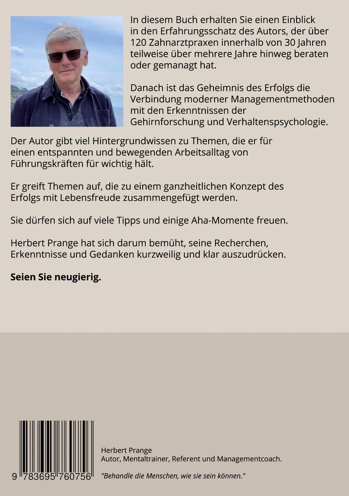Weitere Ansicht: Psychologie und Management | Herbert Prange