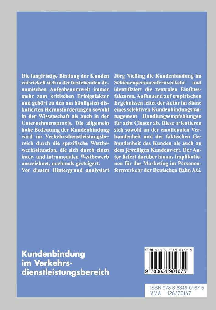 Weitere Ansicht: Kundenbindung im Verkehrsdienstleistungsbereich | Jörg Nießing
