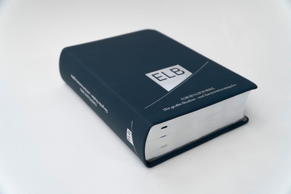 Weitere Ansicht: Elberfelder Bibel. Die große Studien- und Kommentarausgabe Leder, Platinschnitt
