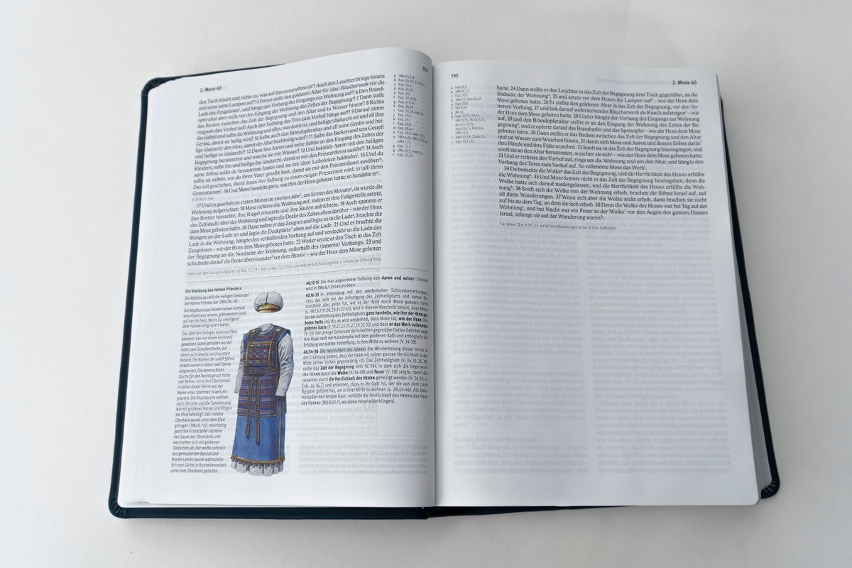 Weitere Ansicht: Elberfelder Bibel. Die große Studien- und Kommentarausgabe Leder, Platinschnitt