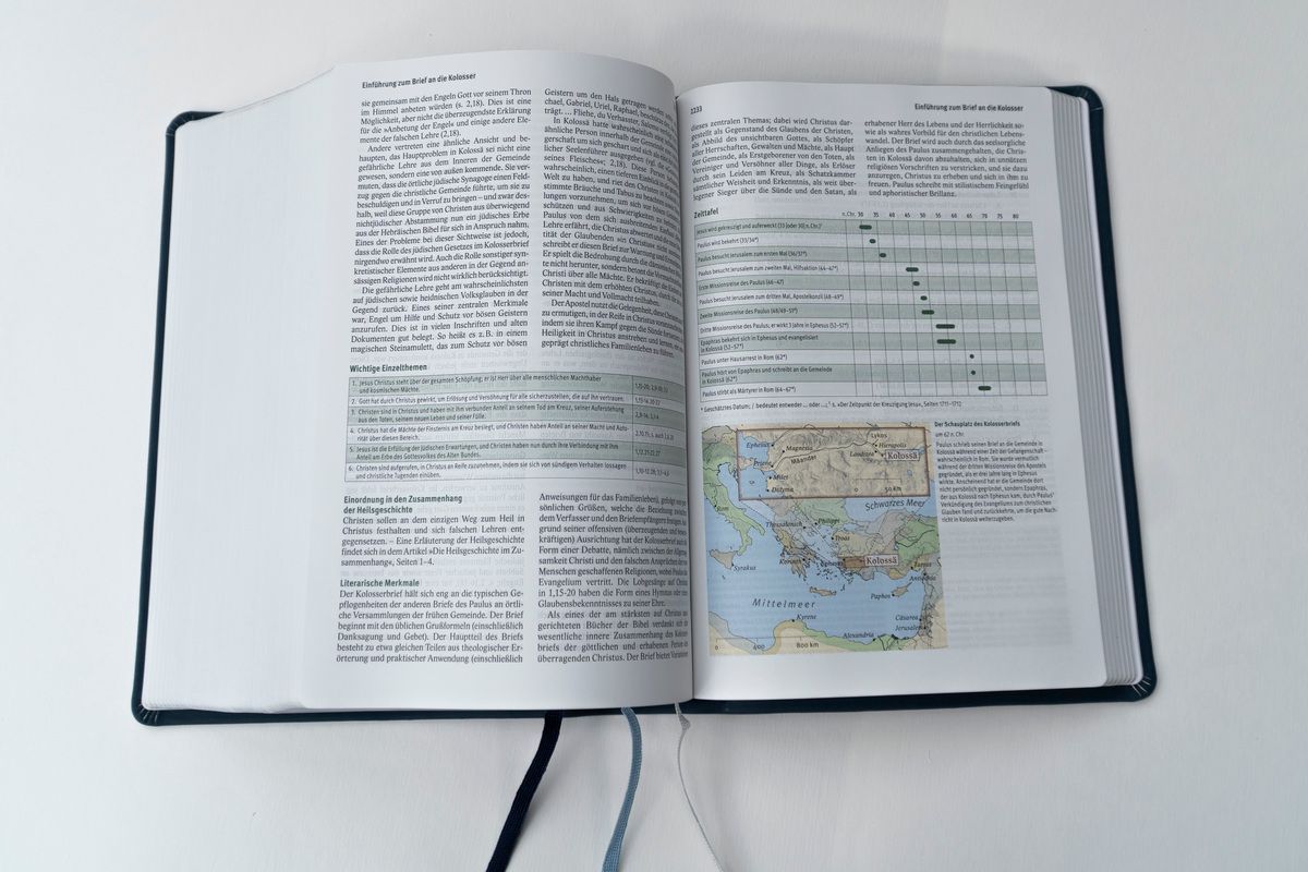 Weitere Ansicht: Elberfelder Bibel. Die große Studien- und Kommentarausgabe Leder, Platinschnitt