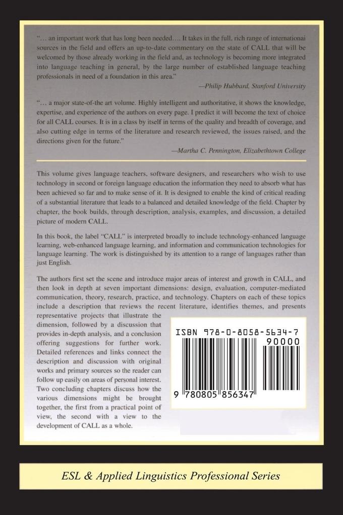 Weitere Ansicht: CALL Dimensions | Mike Levy, Glenn Stockwell