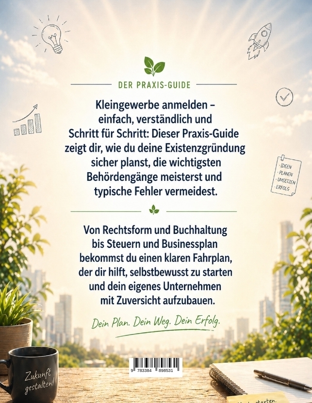 Weitere Ansicht: Kleingewerbe anmelden - der Praxis-Guide | Dominik Mikulaschek