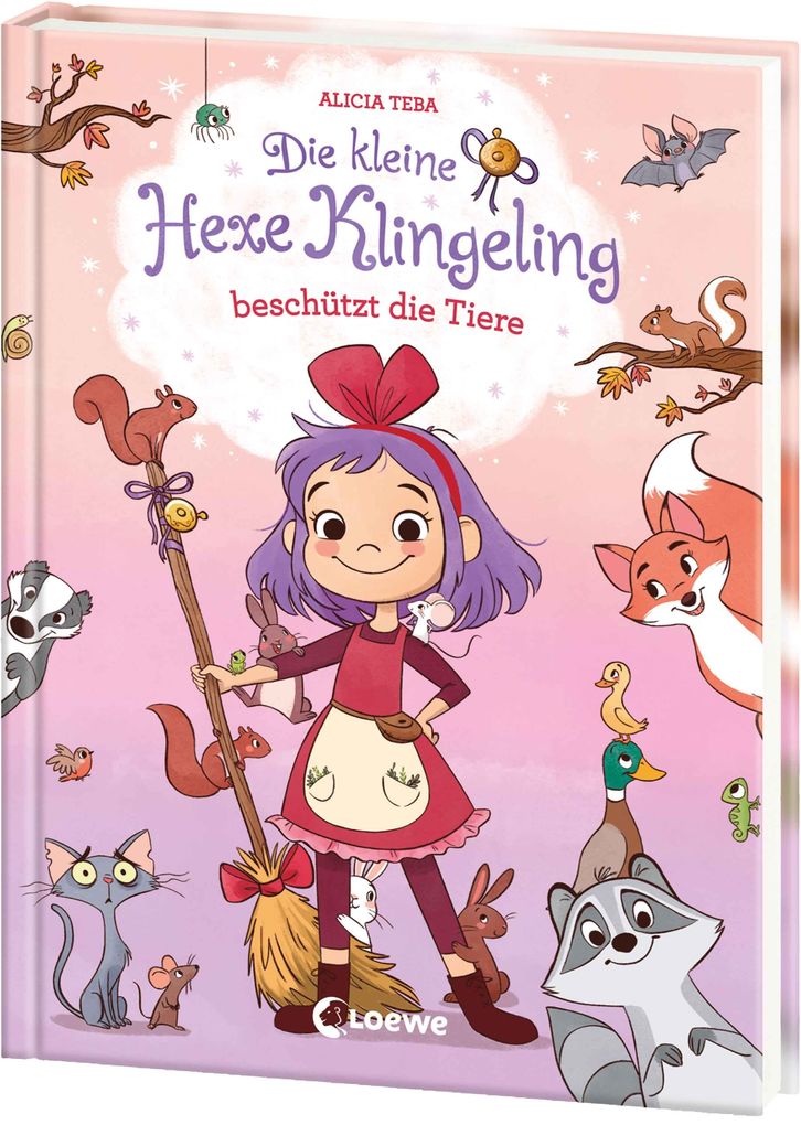 Weitere Ansicht: Die kleine Hexe Klingeling beschützt die Tiere | Alicia Teba