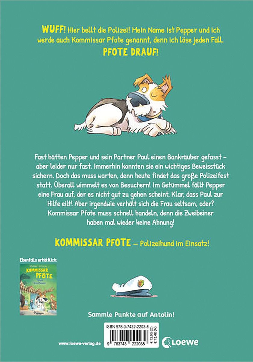 Weitere Ansicht: Kommissar Pfote (Band 10) - Bankräuber auf der Flucht | Katja Reider