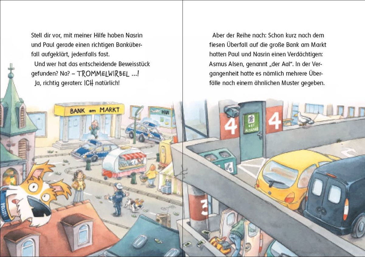 Weitere Ansicht: Kommissar Pfote (Band 10) - Bankräuber auf der Flucht | Katja Reider