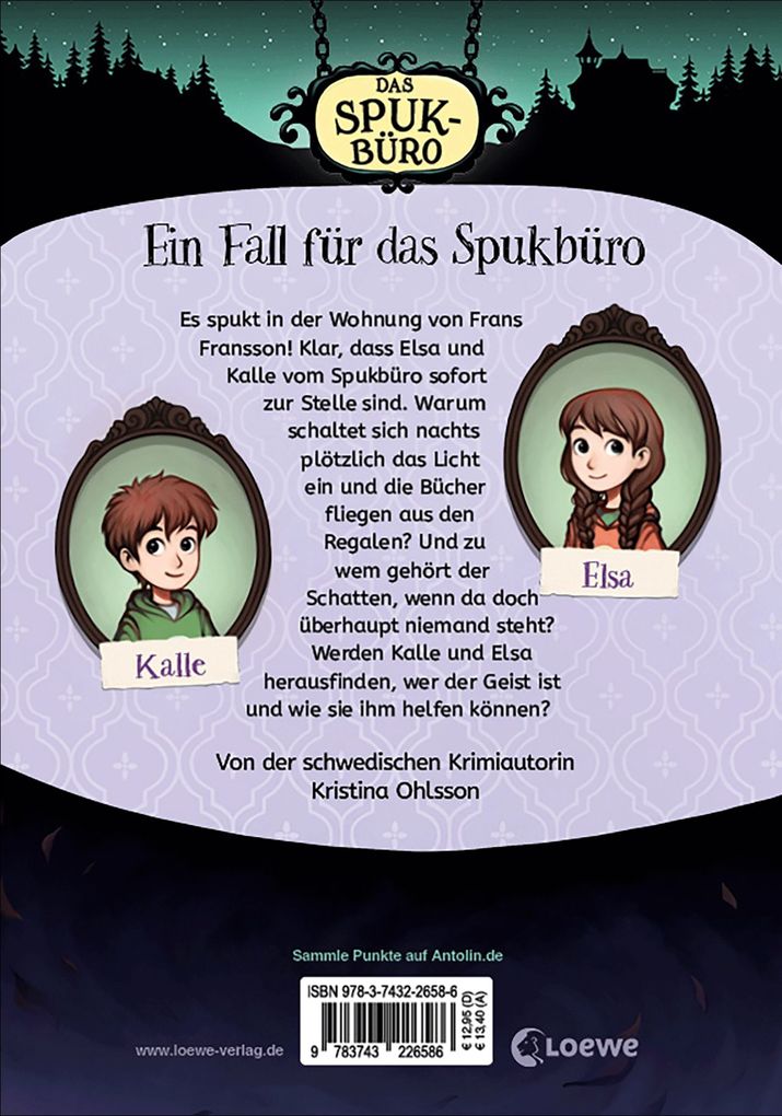 Weitere Ansicht: Das Spukbüro (Band 1) - Der unheimliche Schatten | Kristina Ohlsson