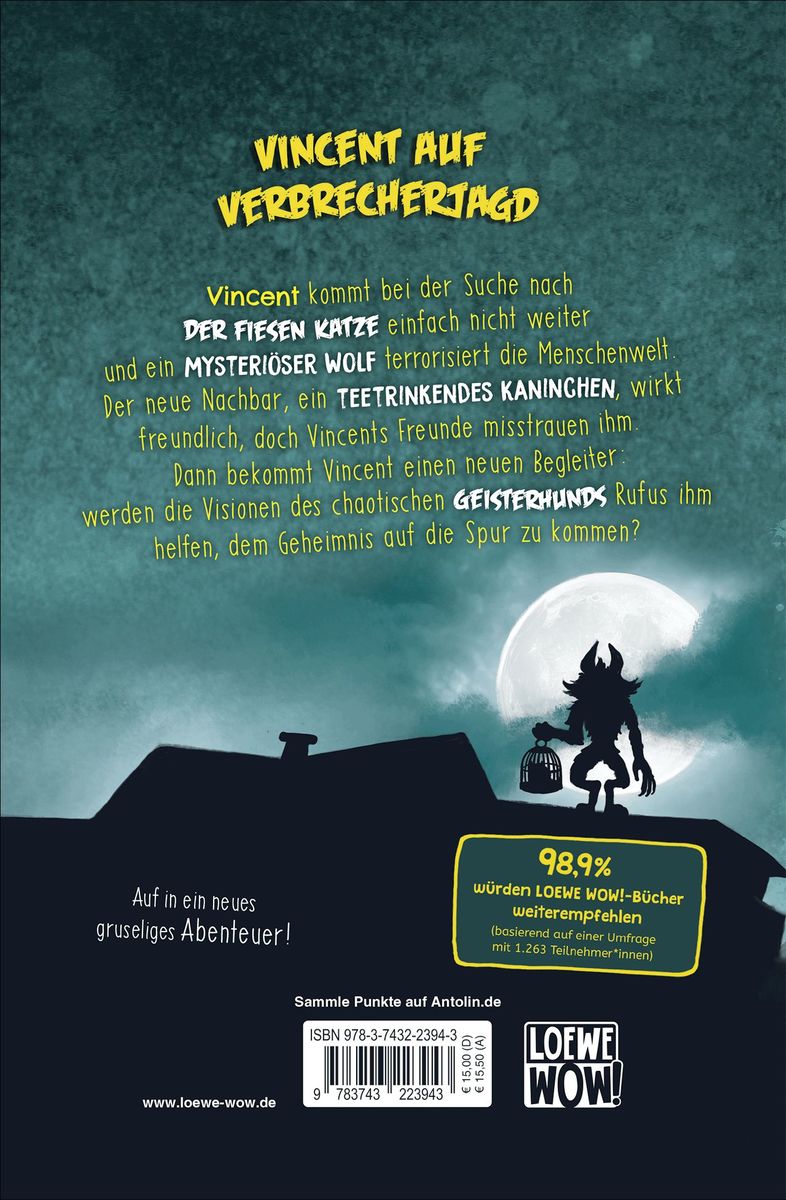 Weitere Ansicht: Vincent und der geheimnisvolle Wolf (Band 6) | Sonja Kaiblinger