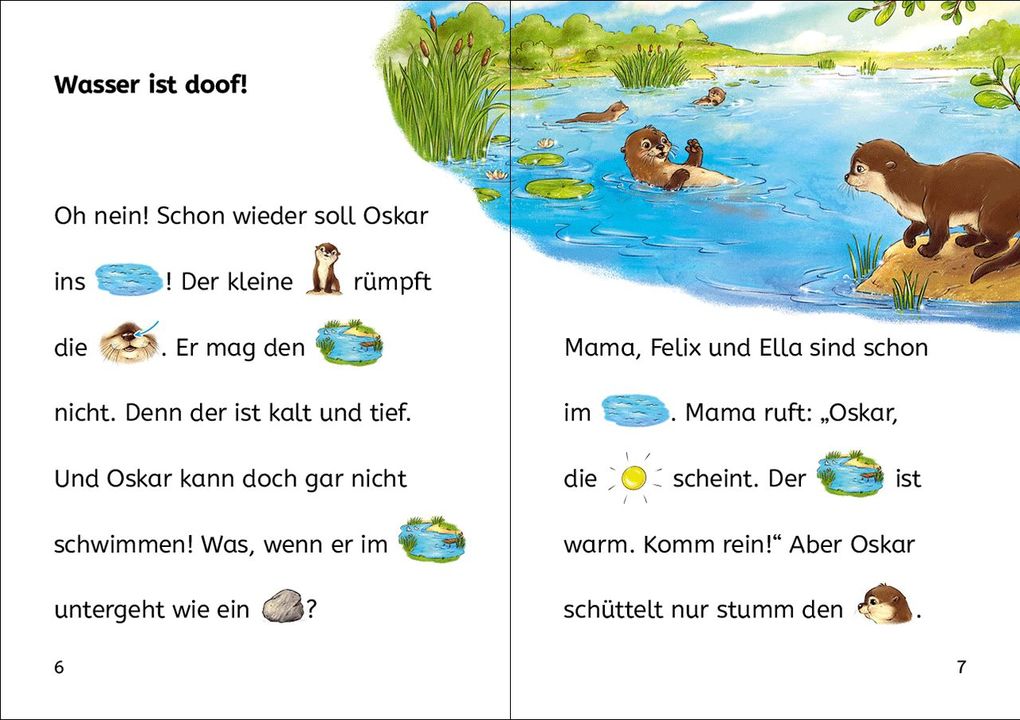 Weitere Ansicht: Bildermaus - Trau dich, kleiner Otter! | Julie Leuze