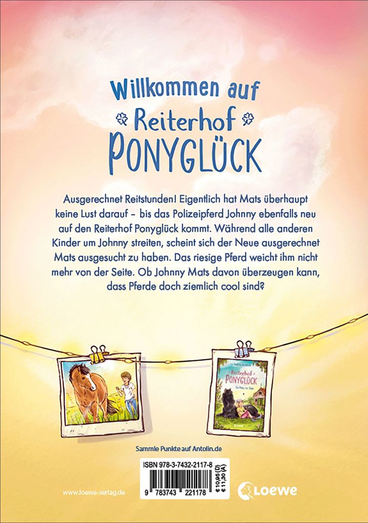 Weitere Ansicht: Reiterhof Ponyglück (Band 2) - Ein Polizeipferd in der Reitschule | Sabine Giebken