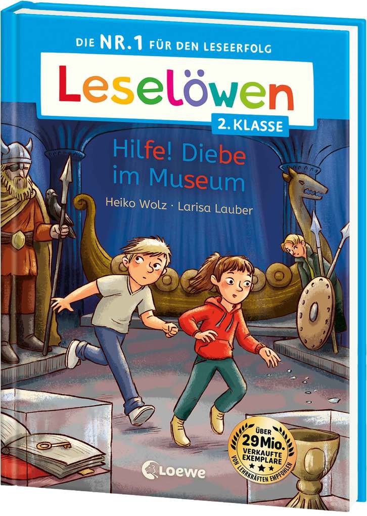 Weitere Ansicht: Leselöwen 2. Klasse - Hilfe! Diebe im Museum | Heiko Wolz