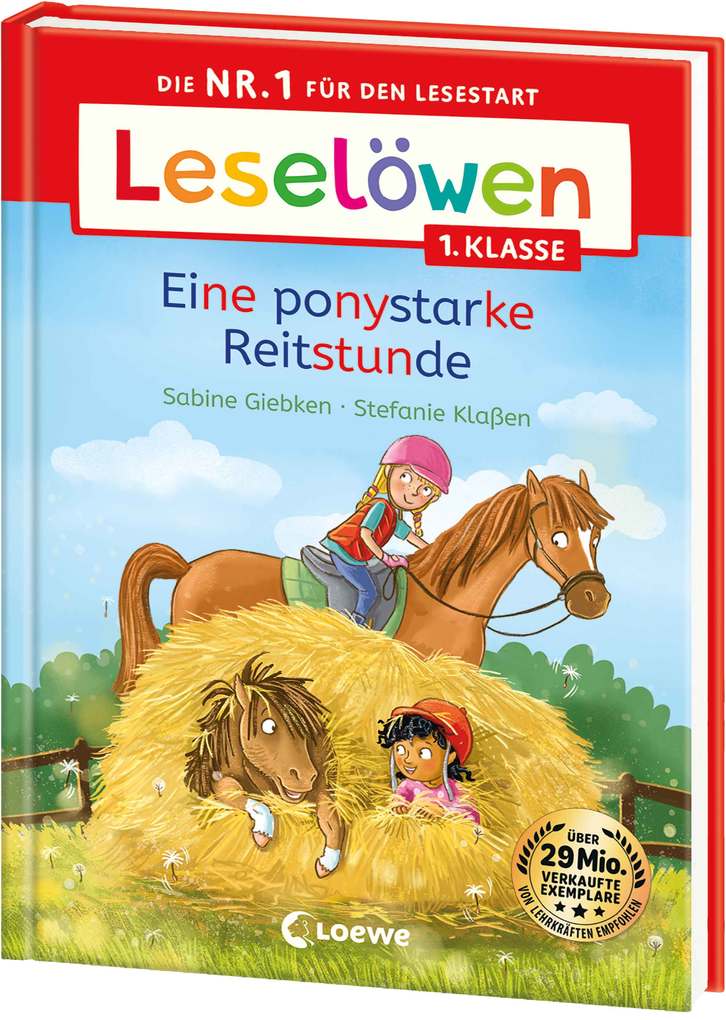 Weitere Ansicht: Leselöwen 1. Klasse - Eine ponystarke Reitstunde | Sabine Giebken