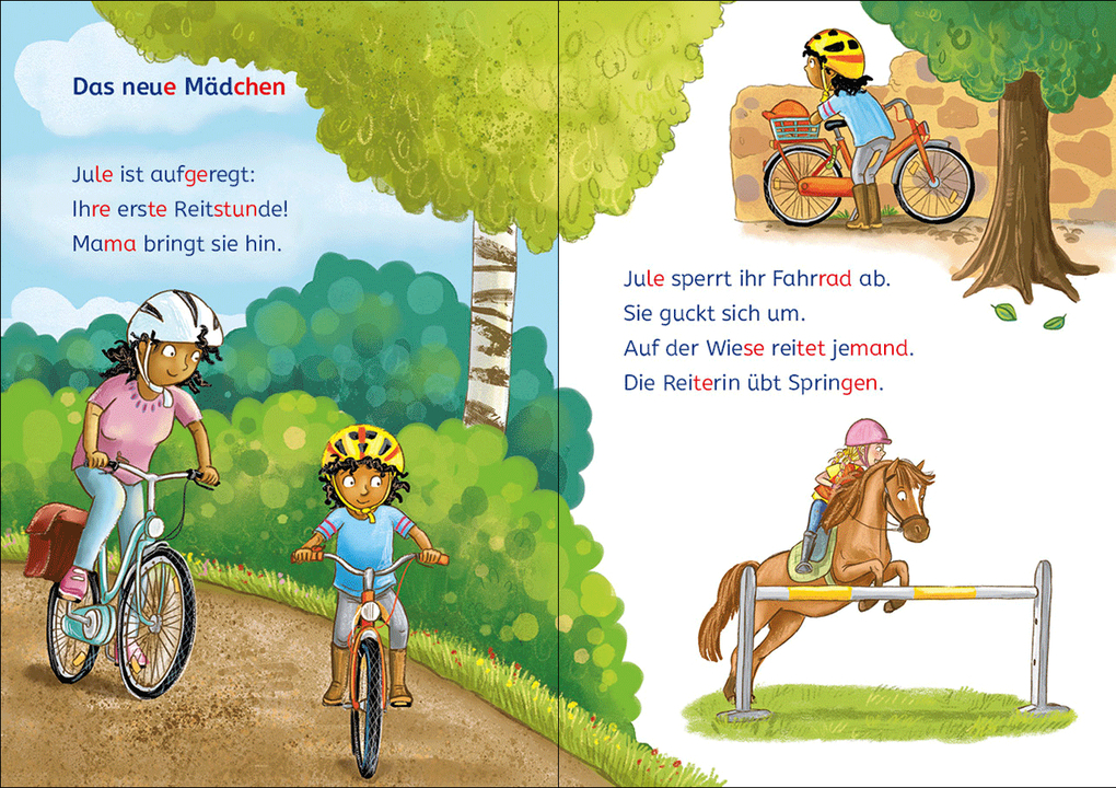 Weitere Ansicht: Leselöwen 1. Klasse - Eine ponystarke Reitstunde | Sabine Giebken