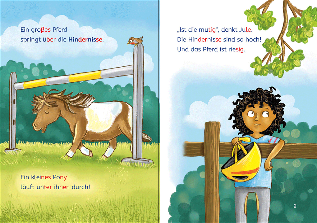Weitere Ansicht: Leselöwen 1. Klasse - Eine ponystarke Reitstunde | Sabine Giebken