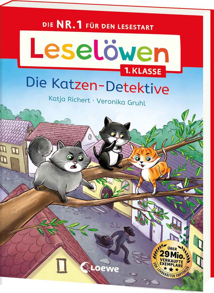 Weitere Ansicht: Leselöwen 1. Klasse - Die Katzen-Detektive | Katja Richert