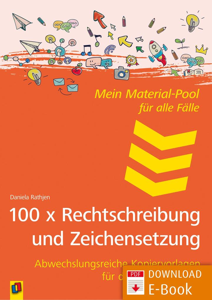 Produktbild: 100 x Rechtschreibung und Zeichensetzung | Daniela Rathjen