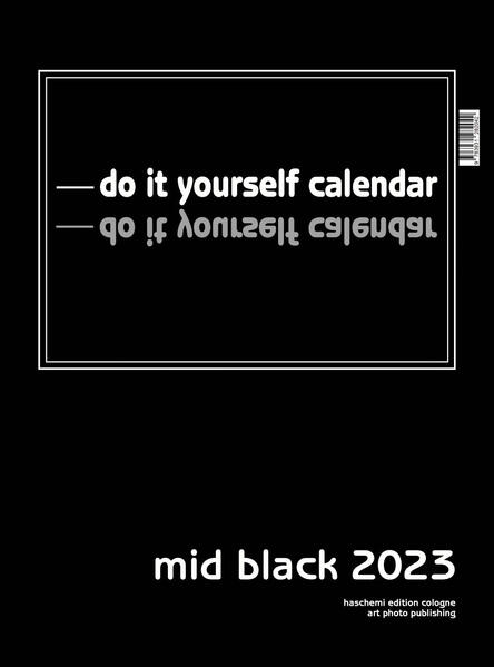 Produktbild: Mid Black 2026 Blanko Mid Format