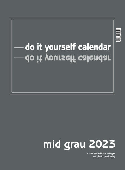 Produktbild: Mid Grau 2026 Blanko Mid Format