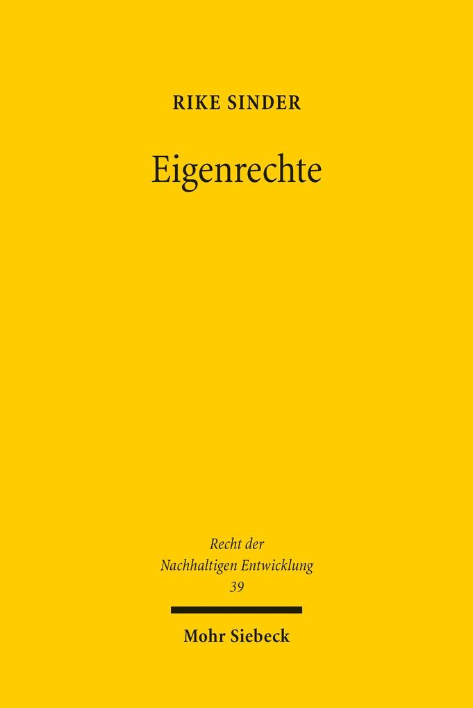 Produktbild: Eigenrechte | Rike Sinder