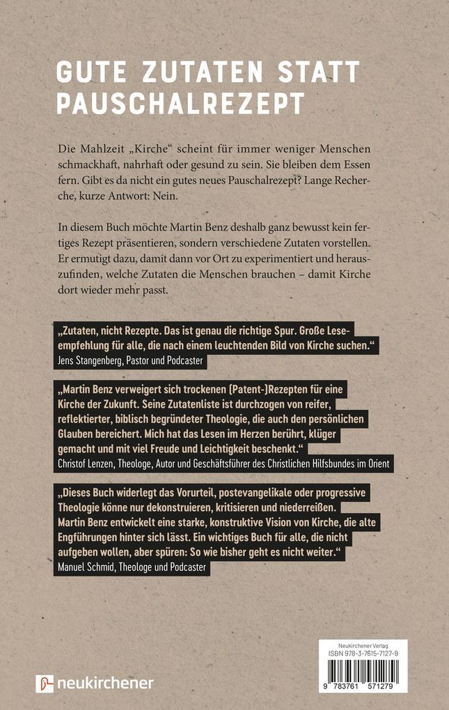 Weitere Ansicht: Wenn die Kirche nicht mehr passt | Martin Benz