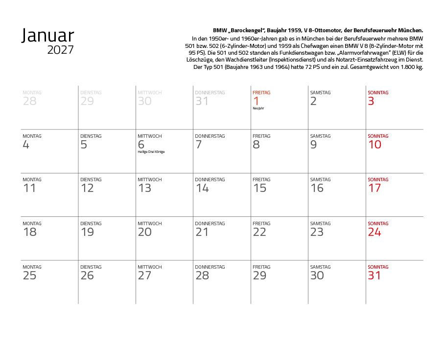 Weitere Ansicht: Feuerwehr 2027 Eintragkalender | Hans-Joachim Profeld