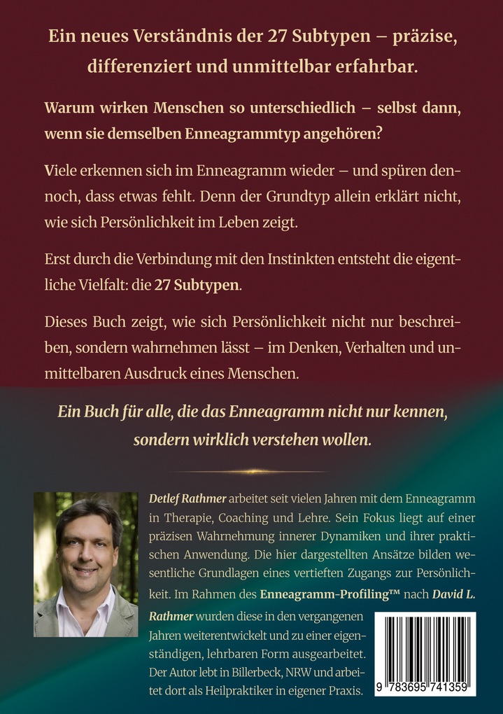 Weitere Ansicht: Die verborgene Dynamik der 27 Subtypen | Detlef Rathmer