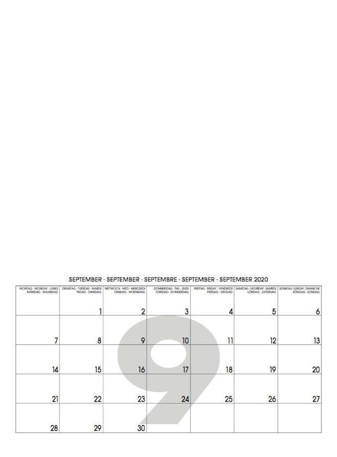 Weitere Ansicht: Mid White 2026 Blanko Mid Format