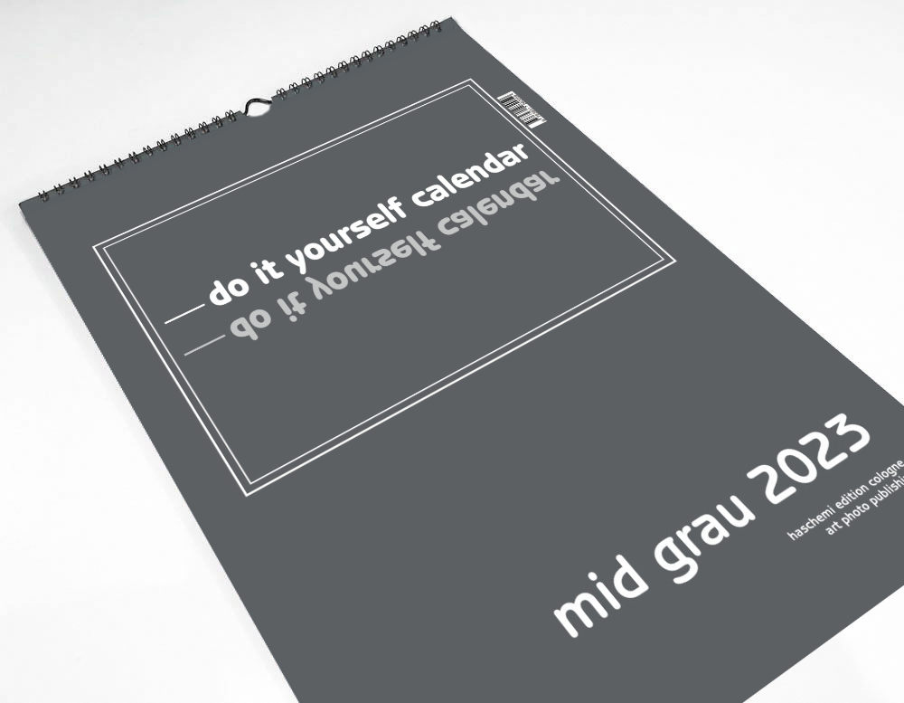 Weitere Ansicht: Mid Grau 2026 Blanko Mid Format