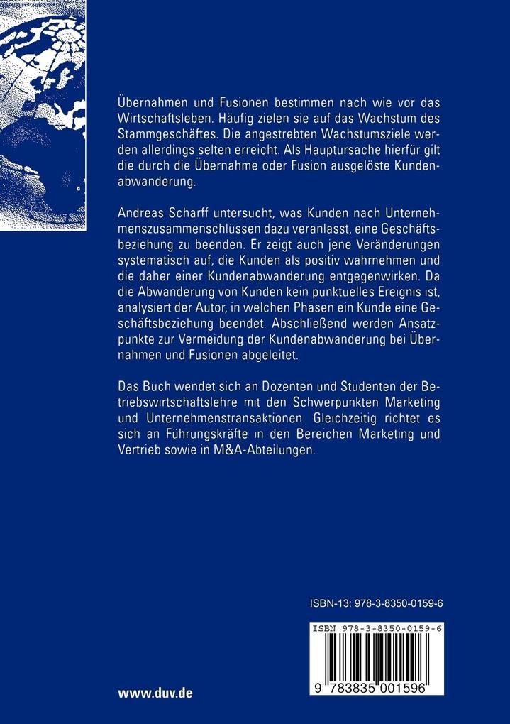 Weitere Ansicht: Kundenabwanderung bei Übernahmen und Fusionen | Andreas Scharff