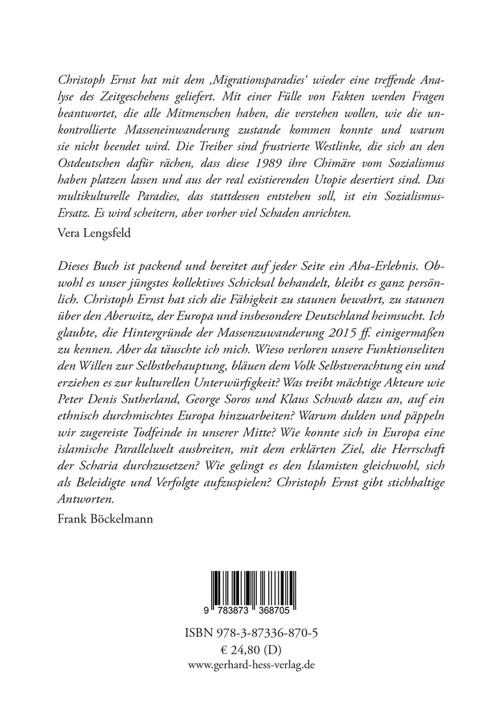 Weitere Ansicht: Das Migrationsparadies | Christoph Ernst