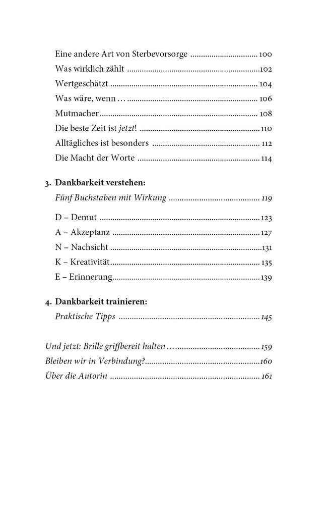 Weitere Ansicht: Die Brille der Dankbarkeit | Sabine Langenbach
