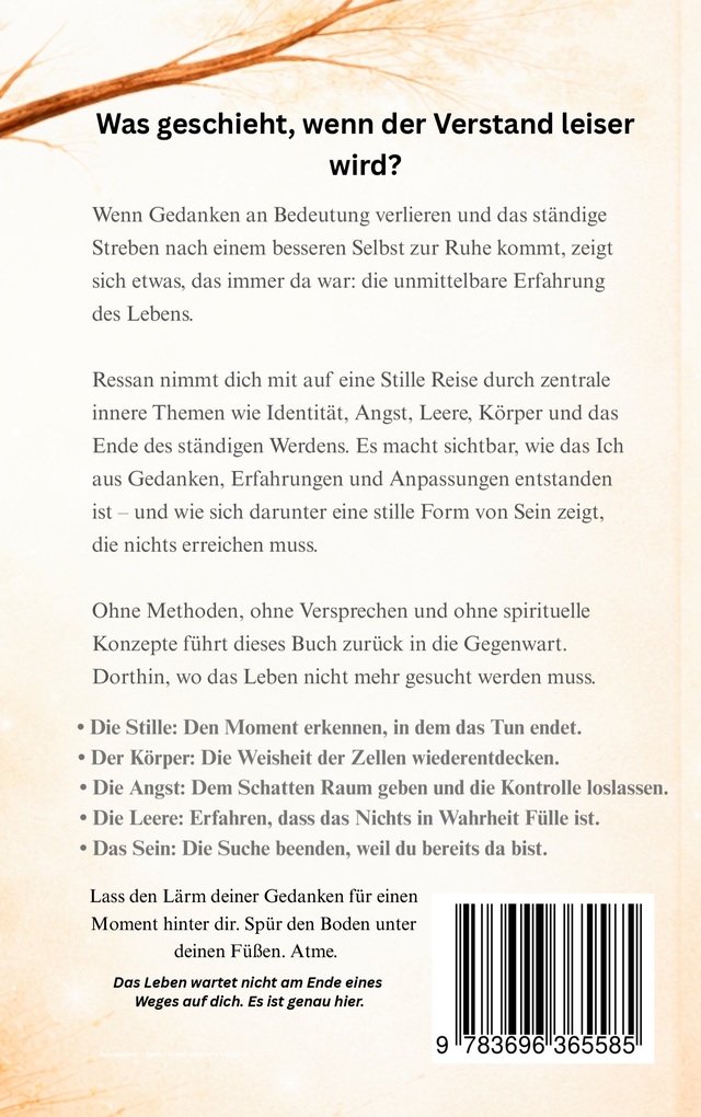 Weitere Ansicht: Der Moment - Wenn der Verstand leise wird | Ressan