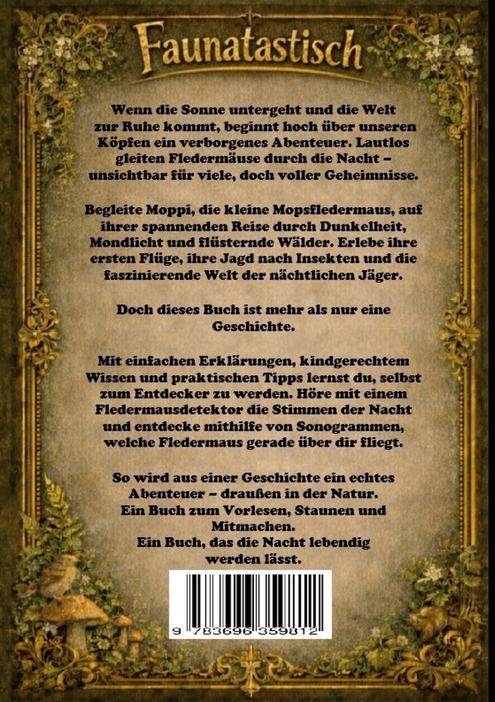 Weitere Ansicht: Faunatastisch® 1 - Die Nachtjagd der Fledermäuse | Horst Fischer